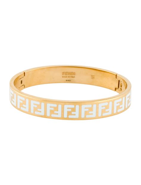 fendi enamel bangle|genuine fendi bracelets.